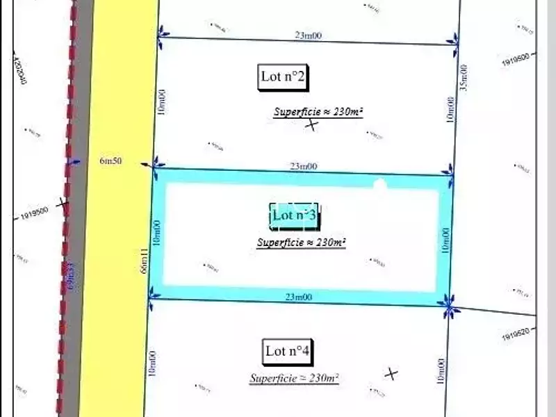 Terrain, 460 m²