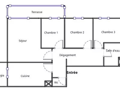 Appartement, 77 m²