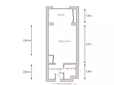 Appartement, 25 m²