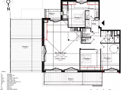 Appartement, 115,1 m²
