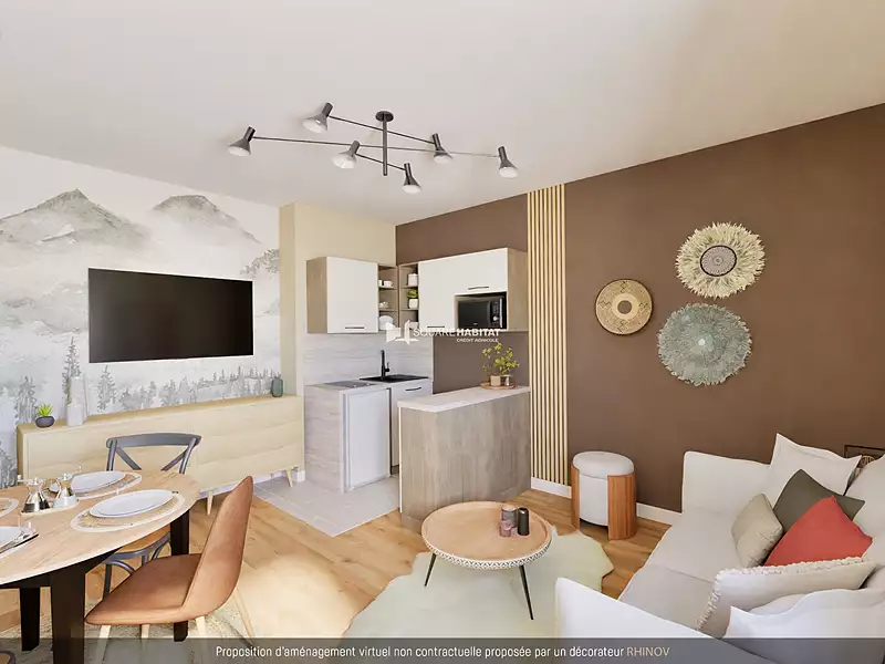 Appartement, 30,6 m²