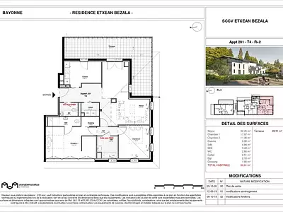 Appartement, 89,23 m²