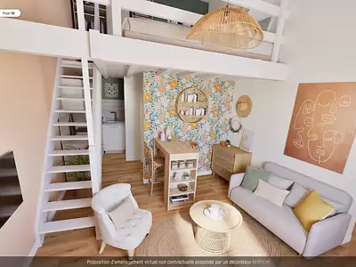 Appartement, 19,44 m²