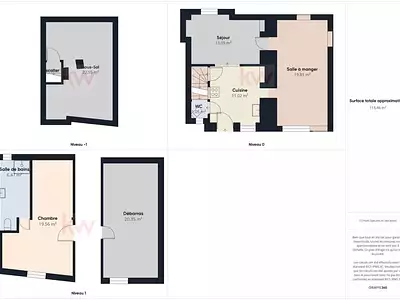 Maison, 65 m²