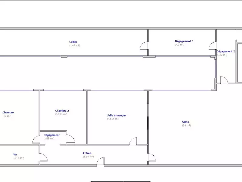 Appartement, 105 m²