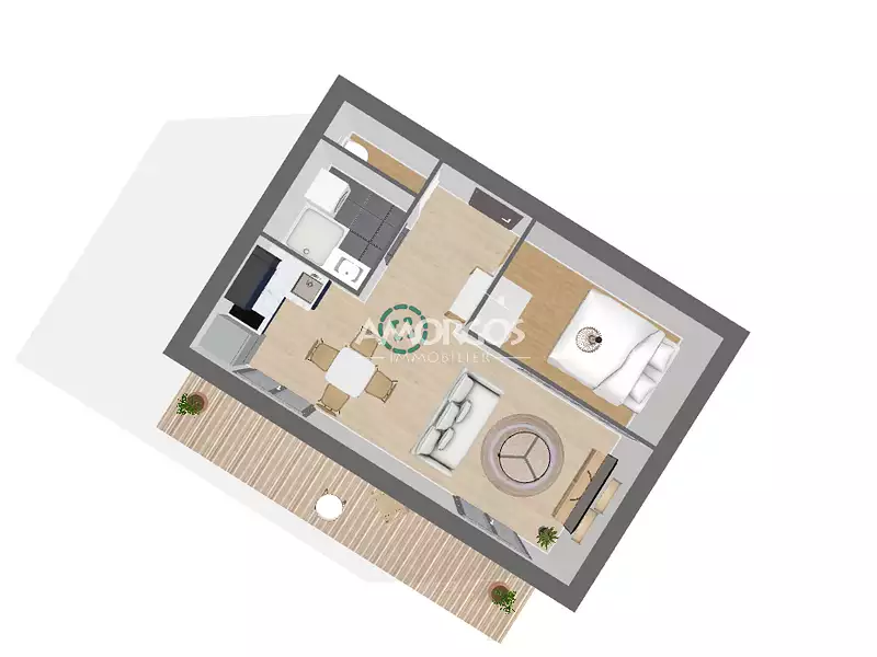 Appartement, 31,06 m²