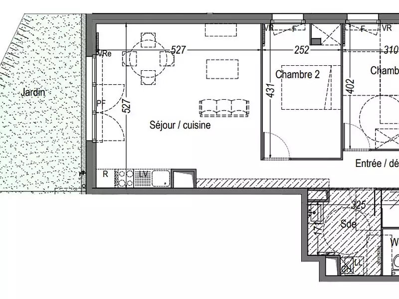 Appartement, 69 m²