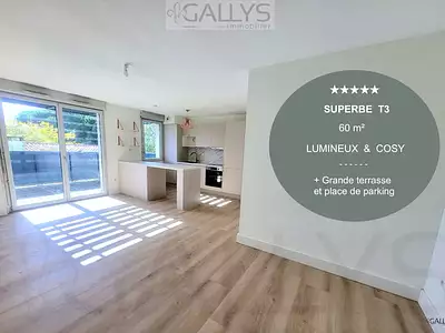 Appartement, 59,34 m²