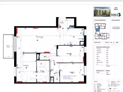 Appartement, 73 m²