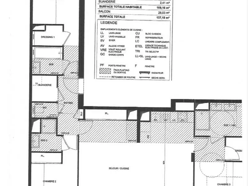 Appartement, 109 m²