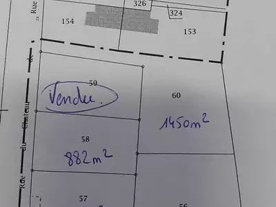 Terrain, 882 m²