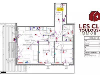Appartement, 65 m²