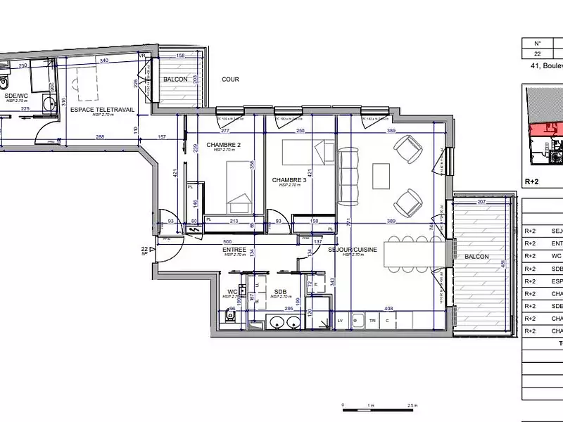 Appartement, 101,4 m²