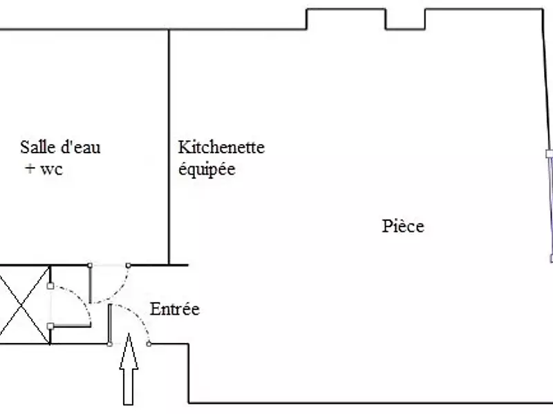Appartement, 20,3 m²