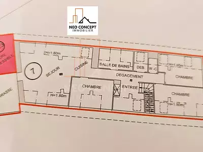 Appartement, 65,34 m²