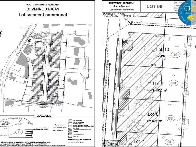 Terrain, 500 m²