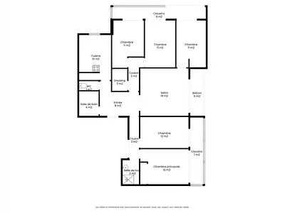 Appartement, 119 m²