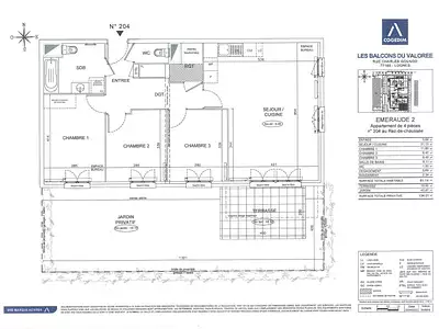Appartement, 81,14 m²