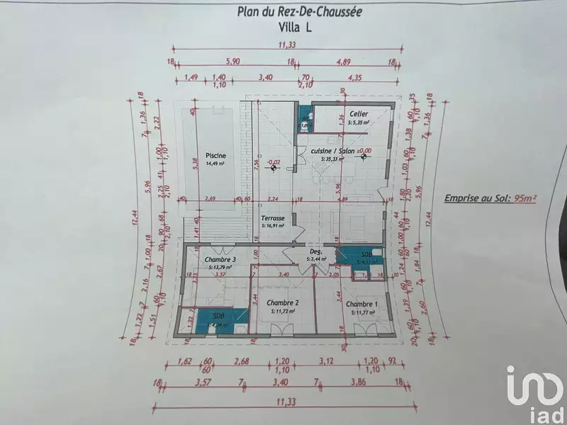 Maison, 95 m²