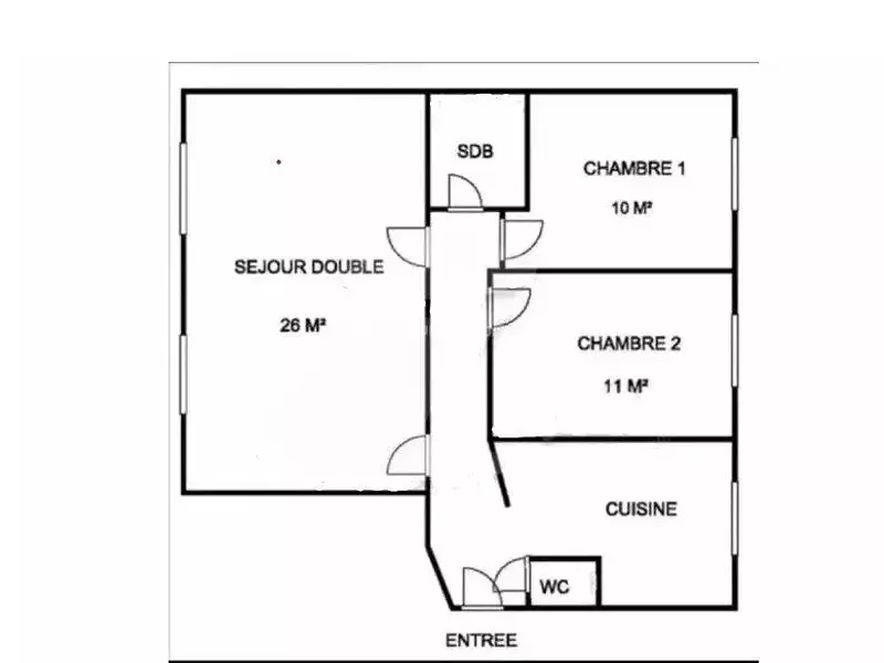 Appartement, 66,15 m²