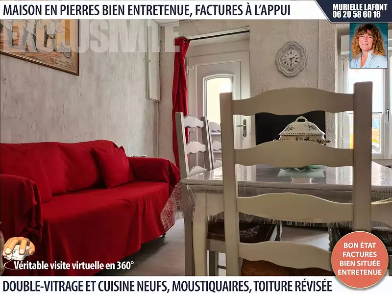 Maison, 53,5 m²