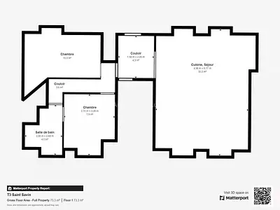 Appartement, 60,56 m²