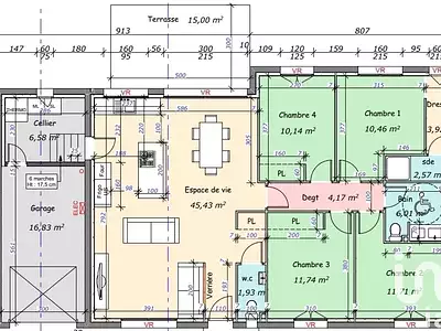 Maison, 118 m²