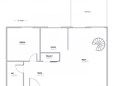 Appartement, 73 m²