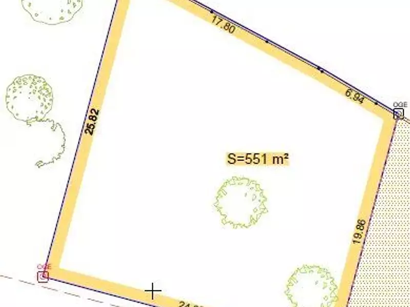 Terrain, 551 m²