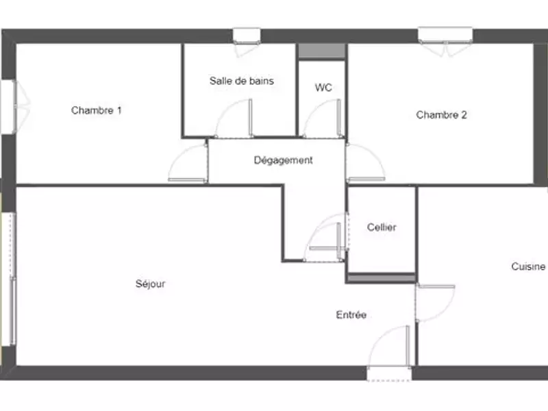 Appartement, 70,43 m²