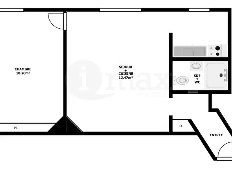 Appartement, 28,15 m²
