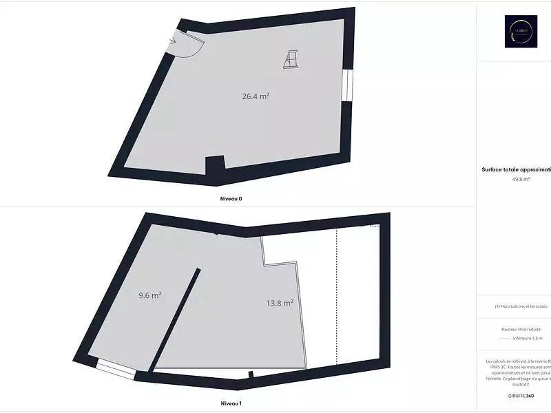 Appartement, 51 m²