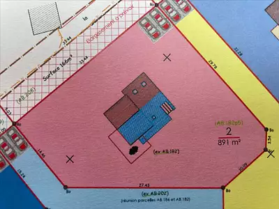 Terrain, 891 m²