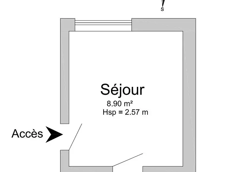 Appartement, 11,17 m²