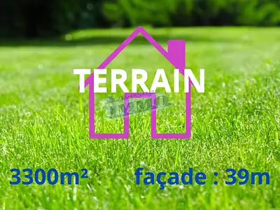 Terrain, 3 300 m²