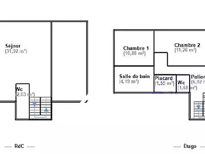 Maison, 92,5 m²