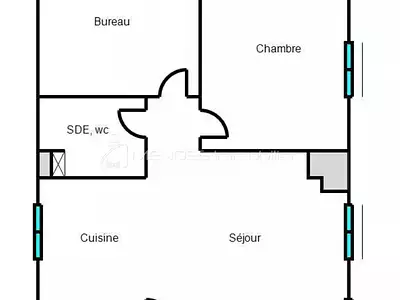 Appartement, 42,38 m²