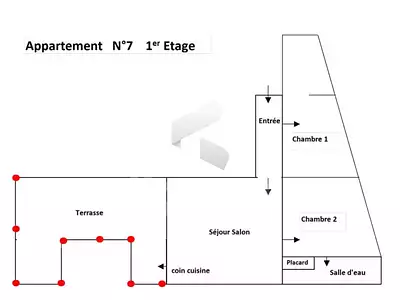 Appartement, 64,5 m²