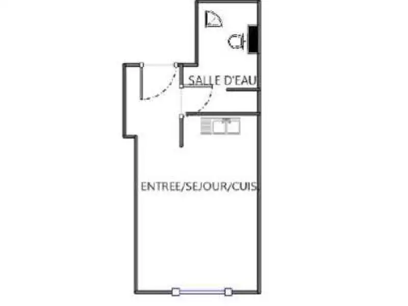 Appartement, 24,62 m²