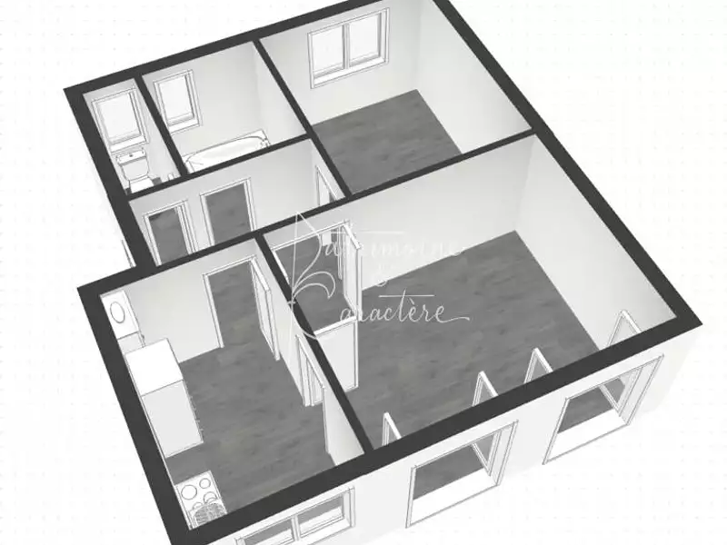 Appartement, 45 m²