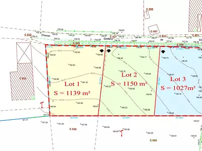 Terrain, 1 150 m²