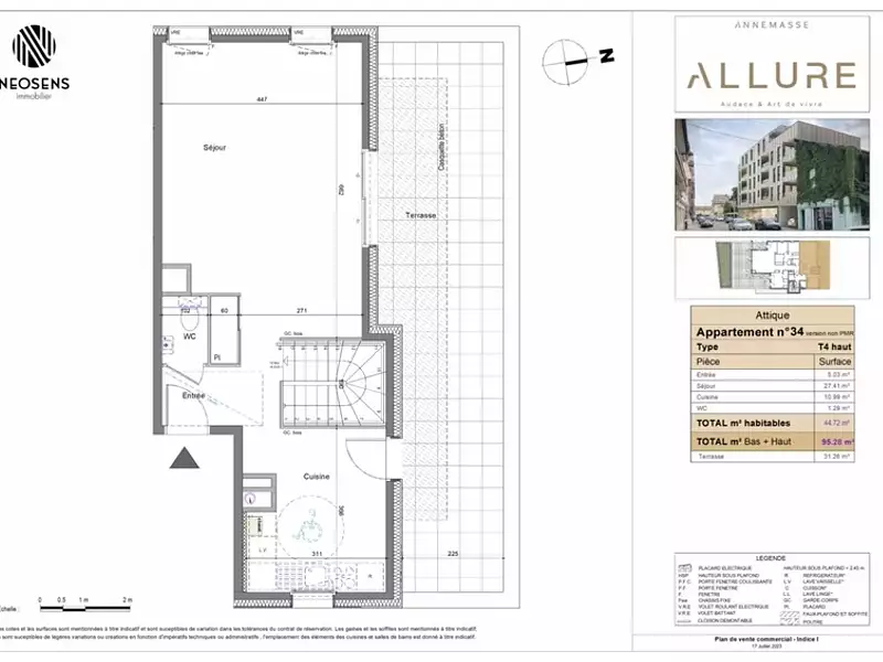 Appartement, 95 m²