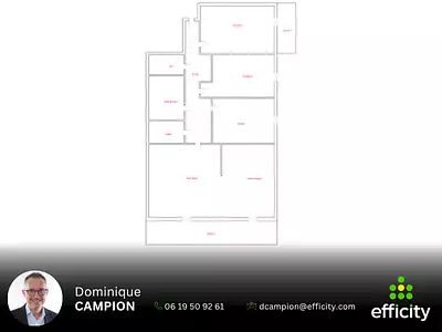 Appartement, 74 m²