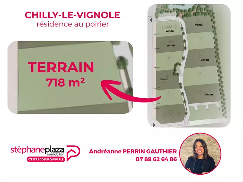 Terrain, 718 m²