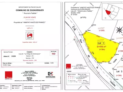 Terrain, 435 m²