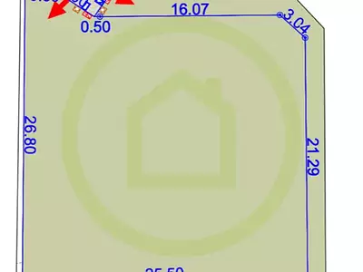 Terrain, 608 m²