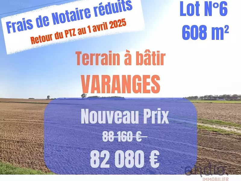 Terrain, 608 m²