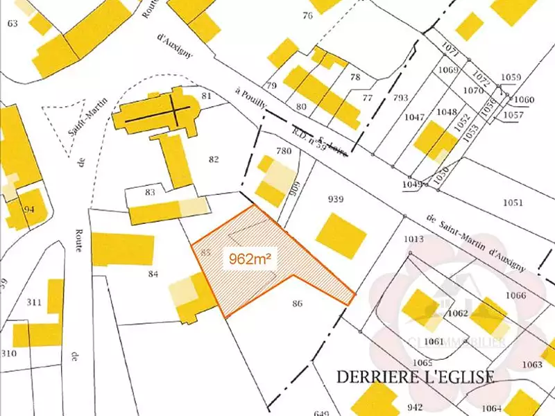 Terrain, 962 m²