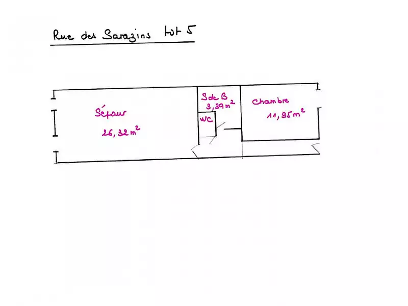Appartement, 46 m²