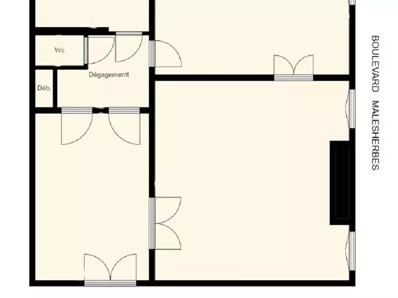 Appartement, 63,26 m²